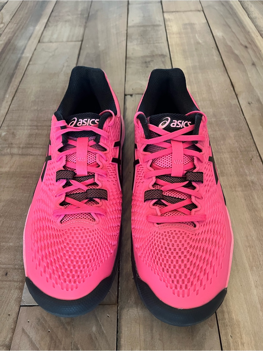 ASICS Gel-Resolution 9 Hot Pink Women’s Size 9 Running Shoes (1041A330)